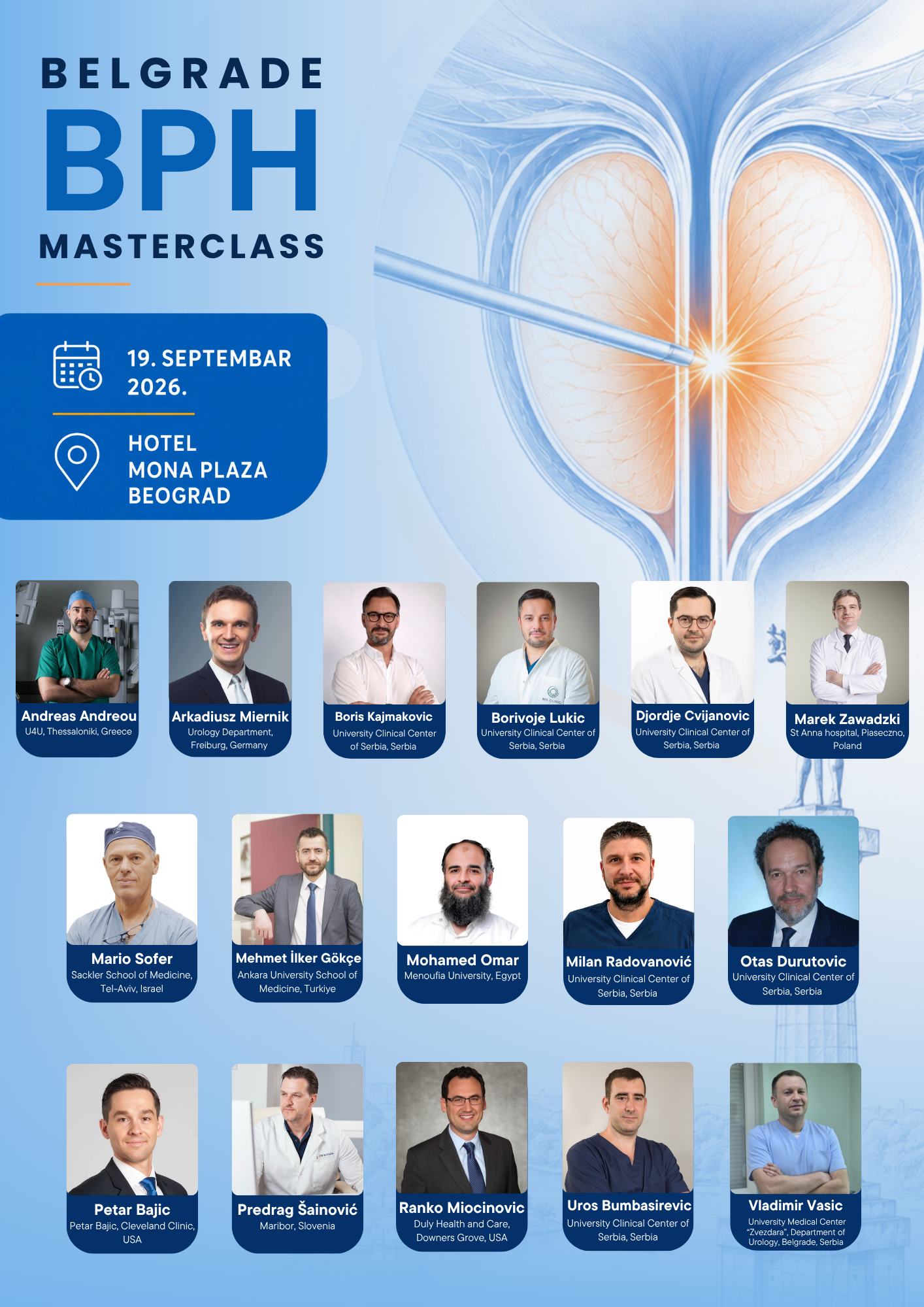 Predavači - BPH Masterclass